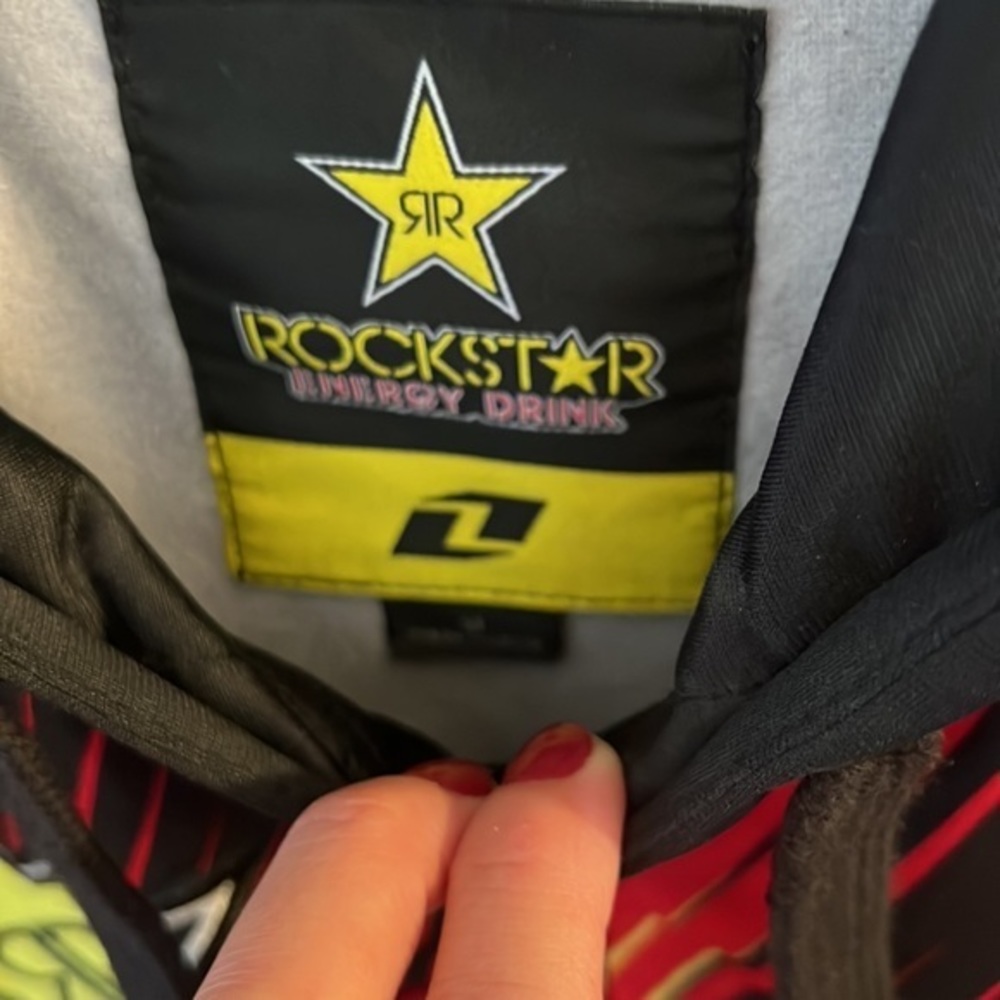 One Industries Rockstar Energy Drink Full Zip Hoodie‎ Size Medium VGC 🔥 - Picture 2 of 5